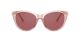 Michael Kors 0MK2112U 382675 54 TRANSPARENT BRANDY DARK BRANDY SOLID Injected Woman size 54 sunglasses