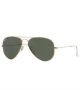 Ray Ban 0RB3025 W3234 55 GOLD GREY GREEN Metal Man size 55 sunglasses