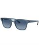 Ray Ban 0RB4323 6448Q8 51 TRASPARENT DARK BLUE AZURE GRADIENT BLUE Injected Unisex size 51 sunglasses