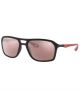 Ray Ban 0RB4329M F602H2 57 MATTE BLACK PURPLE MIR SILVER POLAR Injected Man size 57 sunglasses